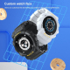 Montre Connectée Sport 1.54 Pouces Écran Tactile Multifonctions Suivi Activité Cardiaque Sommeil Compatible iOS Android - www...