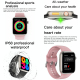 Montre Connectée Étanche Avec Appels BT Et Suivi Santé Moniteur Cardiaque Pression Artérielle Oxygène Du Sang Contrôle Musiqu...