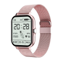Montre Connect&eacute;e Femme &Eacute;l&eacute;gante IP67 &Eacute;tanche 1.69 Pouces Contr&ocirc;le Musique Appels Bluetooth Suivi Sant&eacute; Cardio - www.yonis-sho...