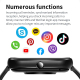 Montre Connectée Bluetooth 1.96 Pouces Avec Suivi Santé Et 100 Modes Sport Étanche IP67 Bande Acier Autonomie 14 Jours - www....
