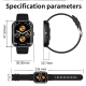 Montre Connectée Bluetooth 1.96 Pouces Avec Suivi Santé Et 100 Modes Sport Étanche IP67 Bande Acier Autonomie 14 Jours - www....