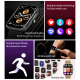 Montre Connectée Bluetooth 1.96 Pouces Avec Suivi Santé Et 100 Modes Sport Étanche IP67 Bande Acier Autonomie 14 Jours - www....