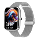 Montre Connectée Bluetooth 1.96 Pouces Avec Suivi Santé Et 100 Modes Sport Étanche IP67 Bande Acier Autonomie 14 Jours - www....