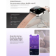 Montre Connectée Étanche IP68 Écran TFT 1.3 Pouces Suivi Sommeil Fréquence Cardiaque ECG Température Corporelle - www.yonis-s...