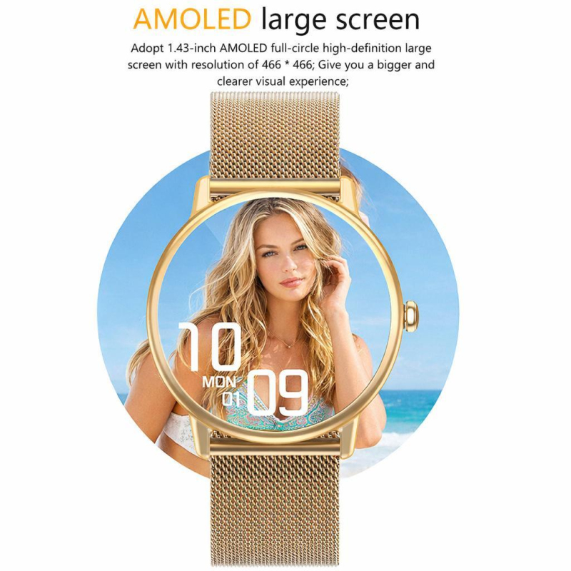 Montre Femme French Connection - Cadran Argenté, Bracelet Cuir Véritable, étanche 50 M