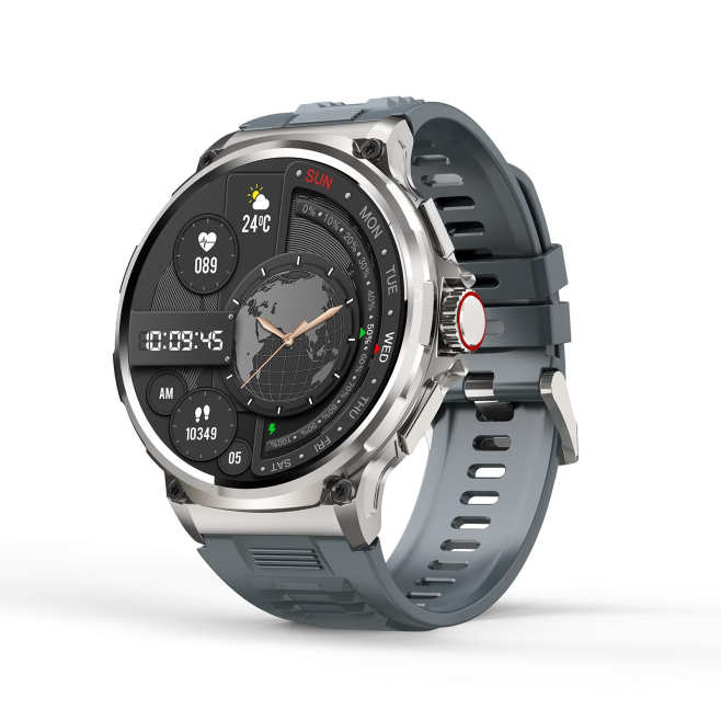 Montre Connectée IP68 Étanche 1.85 Pouces Bluetooth 5.0 Appels Vocaux et Suivi du Sommeil Compatible Android et iOS - www.yon...