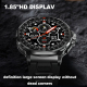 Montre Connectée IP68 Étanche 1.85 Pouces Bluetooth 5.0 Appels Vocaux et Suivi du Sommeil Compatible Android et iOS - www.yon...