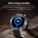 Montre Connectée IP67 Étanche BT5.1 Écran 1.43 Pouces Appels Voix Moniteur Santé Bracelet Silicone - www.yonis-shop.com