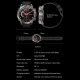 Montre Connectée IP67 Étanche Bluetooth 5.1 Écran 1.43 Pouces Appels Voix Surveillance Santé Bracelet Maille Acier Argent Com...