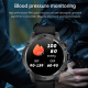 Montre Connectée IP67 Étanche Bluetooth 5.1 Écran 1.43 Pouces Appels Voix Surveillance Santé Bracelet Maille Acier Argent Com...
