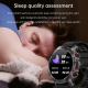 Montre Connectée IP67 Étanche Bluetooth 5.1 Écran 1.43 Pouces Appels Voix Surveillance Santé Bracelet Maille Acier Argent Com...