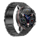 Montre Connectée IP67 Bluetooth 5.1 Écran 1.43 Pouces Appels Voix Suivi Santé Bracelet Acier - www.yonis-shop.com