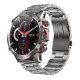 Montre Connectée IP67 Bluetooth 5.1 Écran 1.43 Pouces Appels Voix Suivi Santé Bracelet Acier - www.yonis-shop.com