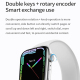 Montre Connectée Multifonction 1.85 Pouces Charge Sans Fil Bluetooth NFC Surveillance Santé Compatible IOS Android - www.yoni...