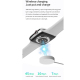 Montre Connectée Multifonction 1.85 Pouces Charge Sans Fil Bluetooth NFC Surveillance Santé Compatible IOS Android - www.yoni...