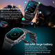 Montre Connectée Sport Orange Appels Bluetooth et Suivi Santé Écran 1.96\\" Compatible Android iOS - www.yonis-shop.com