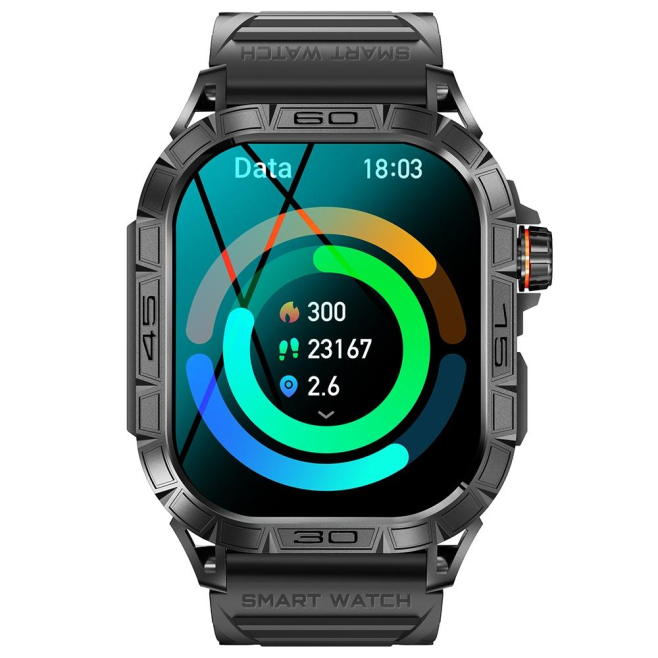 Montre Connectée Sportive Avec Appels Bluetooth Et Suivi Santé Écran 1.96 Pouces Compatible Android iOS - www.yonis-shop.com