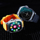 Montre Connectée Sport Cuir Marron Appels Bluetooth et Suivi Santé Compatibilité iOS et Android - www.yonis-shop.com