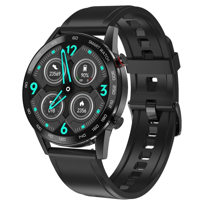 Montre Connectée Tactile 1.3 Pouces Bluetooth Suivi Santé Etanche IP68 Autonomie 300mAh Fonctions Multisport Notifications Sm...