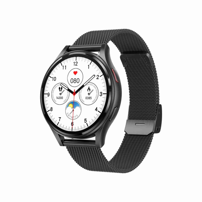 Montre Connectée Acier Milanese 1.43 Pouces Appels Bluetooth ECG Surveillance Cardiaque et Santé Complète - www.yonis-shop.com