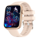 Montre Connectée 1.85 Pouces Étanche IP67 Bracelet Silicone Noir Avec Appels Bluetooth Surveillance Du Sommeil et Santé - www...