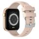 Montre Connectée 1.85 Pouces Étanche IP67 Bracelet Silicone Noir Avec Appels Bluetooth Surveillance Du Sommeil et Santé - www...