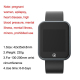 Montre Connectée Intelligente Etanche IP67 Avec Réveil Forcé Et Suivi D'Activité Contrôle Par App - www.yonis-shop.com
