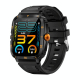 Montre Connectée Résistante HD 1.96 Pouces Bluetooth Appels Moniteur Sommeil Oxymètre Étanche Or Noir - www.yonis-shop.com