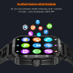 Montre Connectée Résistante HD 1.96 Pouces Bluetooth Appels Moniteur Sommeil Oxymètre Étanche Or Noir - www.yonis-shop.com