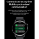 Montre Connectée IP67 Étanche Écran IPS 1.35 Pouces Moniteur de Sommeil et Fréquence Cardiaque Appels Bluetooth Lecture Musiq...