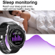 Montre Connectée 1.5 Pouces avec Appels Bluetooth et Suivi Santé Complet Contrôle NFC et ECG - www.yonis-shop.com