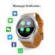 Montre Connectée Bluetooth Étanche Écran Tactile Couleur Suivi Activité Notifications Appels SMS SNS Modes Sportifs Contrôle ...