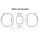 Montre Connectée Sport Étanche IP68 Écran Tactile TFT Suivi Santé et Sommeil Contrôle Photo Autonomie 14 Jours Mode Multispor...