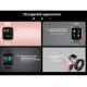 Montre Connectée Sport Étanche IP68 Écran Tactile TFT Suivi Santé et Sommeil Contrôle Photo Autonomie 14 Jours Mode Multispor...