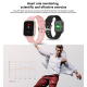 Montre Connectée Sport Étanche IP68 Écran Tactile TFT Suivi Santé et Sommeil Contrôle Photo Autonomie 14 Jours Mode Multispor...