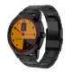Montre Connectée Intelligente 1.3 Pouces TFT Bluetooth Support Moniteur de Fréquence Cardiaque Podomètre et Rappel de Sédentarité Argent 64MB RAM 128MB ROM