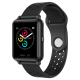 Montre Connectée IPS 1.3 Pouces Écran Couleur Surveillance Cardiaque Pression Artérielle Sommeil Oxymètre Étanche Bleu Bébé