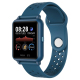 Montre Connectée IPS 1.3 Pouces Écran Couleur Surveillance Cardiaque Pression Artérielle Sommeil Oxymètre Étanche Bleu Bébé -...