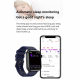 Montre Connectée Étanche IP67 Écran IPS 1.91 Pouces Rouge Avec Surveillance Température Corporelle et ECG - www.yonis-shop.com