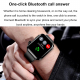 Montre Connectée Étanche IP67 Écran IPS 1.91 Pouces Rouge Avec Surveillance Température Corporelle et ECG - www.yonis-shop.com