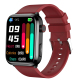 Montre Connectée Étanche IP67 Écran IPS 1.91 Pouces Rouge Avec Surveillance Température Corporelle et ECG - www.yonis-shop.com