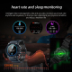Montre Connectée Sportive Bluetooth Appels Et Suivi Fitness Écran TFT 1.28 Pouces Contrôle Musique Modes Multisport Compatibi...
