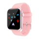 Montre Connectée Étanche Rose Suivi Santé Pedomètre Sommeil Fréquence Cardiaque Oxymétrie Tension Musique Multilingue - www.y...