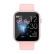 Montre Connectée Étanche Rose Suivi Santé Pedomètre Sommeil Fréquence Cardiaque Oxymétrie Tension Musique Multilingue - www.y...