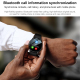 Montre Connectée Étanche IPS 1.28 Pouces Supporte Surveillance Fréquence Cardiaque et Tension Artérielle Santé et Sport Multi...