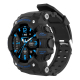 Montre Connectée Sportive Étanche IP68 Avec Surveillance Cardiaque Et Pression Artérielle Écran TFT 1.28 Pouces Contrôle Musi...