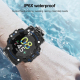 Montre Connectée Sportive Étanche IP68 Avec Surveillance Cardiaque Et Pression Artérielle Écran TFT 1.28 Pouces Contrôle Musi...