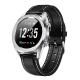Montre Connectée Étanche IP68 1.54 Pouces Bluetooth 4.2 Contrôle Musique Rappel Appel Moniteur Pression Artérielle Paiement Intégré Noir Argent