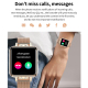 Montre Connectée Étanche IP67 Écran Couleur 1.22 Pouces Suivi Sommeil Rythme Cardiaque Rappel Cycle Menstruel Bracelet Rouge ...