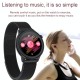 Montre Connectée Femme Étanche IP68 Avec Suivi Température Corporelle Et Cycle Menstruel Écran TFT 1.3 Pouces Compatible Andr...